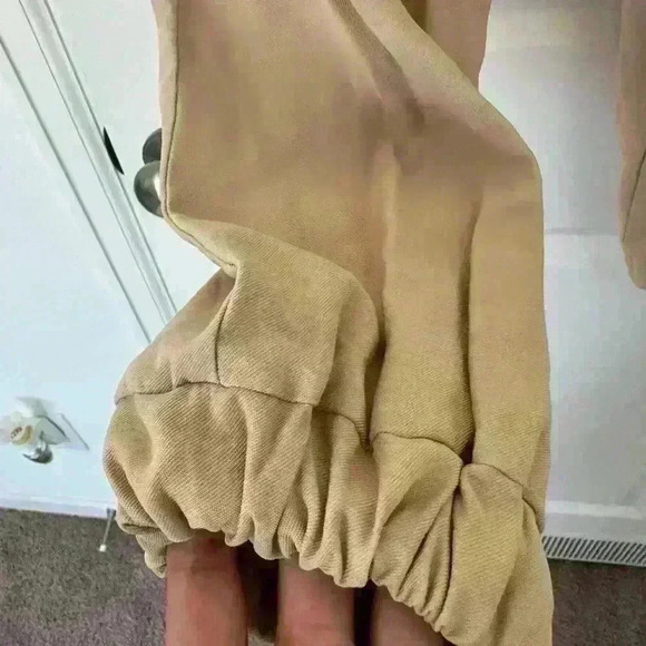 Zara Beige Cargo Joggers Size Extra Small - Picture 8 of 10